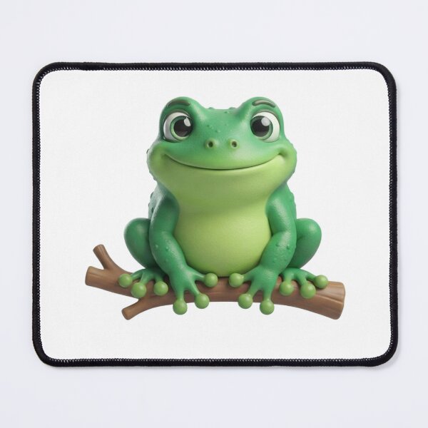 Item preview, Cute Frog on Branch Character Tee designed and sold by TripleVertex-1.