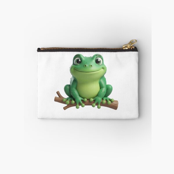 Item preview, Cute Frog on Branch Character Tee designed and sold by TripleVertex-1.