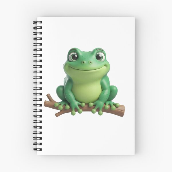 Item preview, Cute Frog on Branch Character Tee designed and sold by TripleVertex-1.