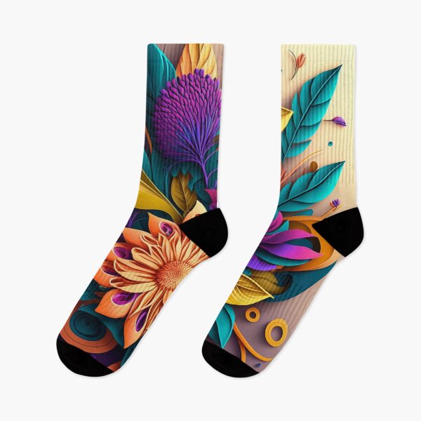 Item preview, Gold Sunflower with Purple Leaves designed and sold by RAGANADesign.