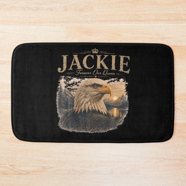 Item preview, Vintage Jackie Forever Our Queen Bald Eagle Memorial Tribute designed and sold by JamesCrArt.