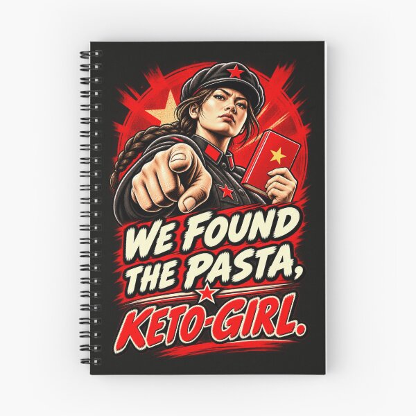 Item preview, We Found the Pasta, Keto-Girl — The Carb Commissar Knows designed and sold by Sanctum Icons.