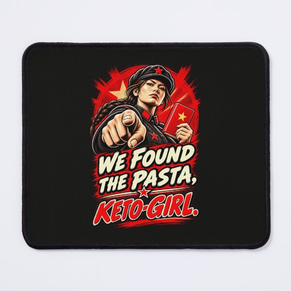 Item preview, We Found the Pasta, Keto-Girl — The Carb Commissar Knows designed and sold by Sanctum Icons.