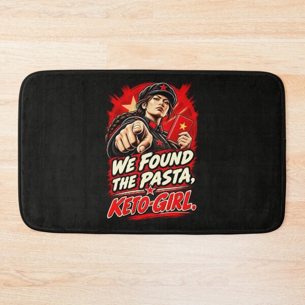 Item preview, We Found the Pasta, Keto-Girl — The Carb Commissar Knows designed and sold by Sanctum Icons.