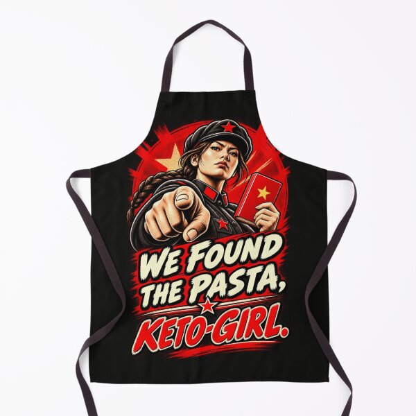 Item preview, We Found the Pasta, Keto-Girl — The Carb Commissar Knows designed and sold by Sanctum Icons.