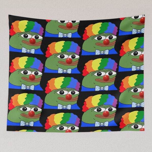 Item preview, clown frog designed and sold by ameliaablossom.