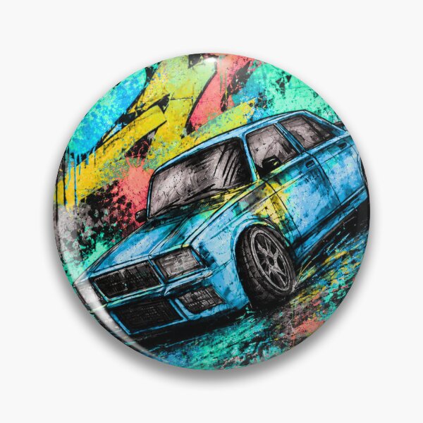 Item preview, Graffiti Street Racing Car – Colorful Automotive Art designed and sold by PetruArtDesigns.