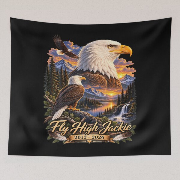 Item preview, Fly High Jackie Jackie And Shadow Bald Eagle designed and sold by JamesCrArt.