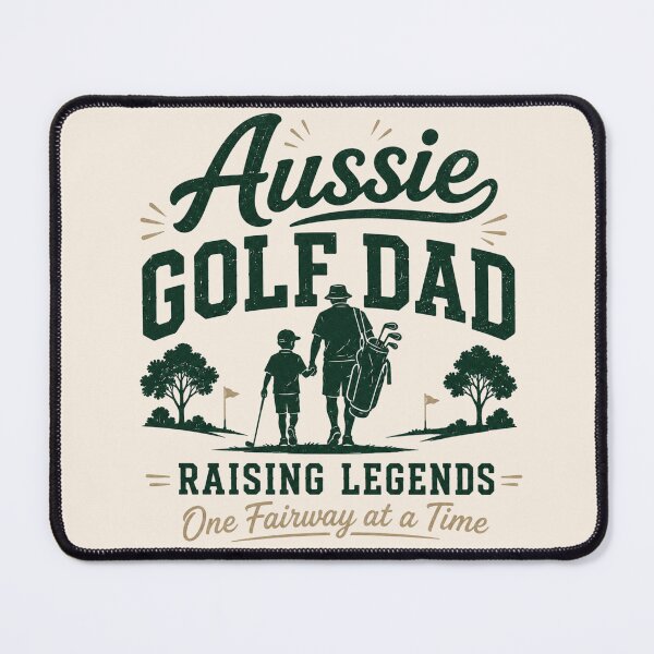 Item preview, Aussie Golf Dad Raising Legends Father Son Golf Gift Australia designed and sold by Yellowriversss.