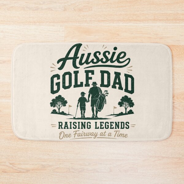 Item preview, Aussie Golf Dad Raising Legends Father Son Golf Gift Australia designed and sold by Yellowriversss.