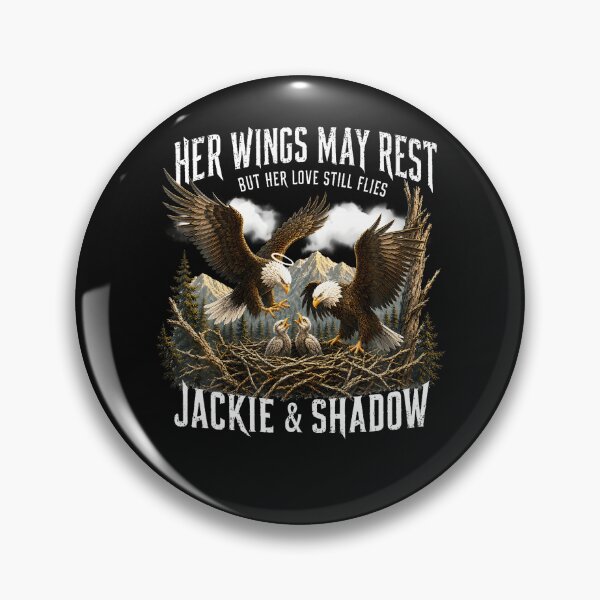 Item preview, Jackie Shadow Bald Eagle Family Memorial Tribute designed and sold by JamesCrArt.