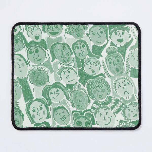 Item preview, Green Colorway Diverse People Cartoon Style designed and sold by Honeybee Cameron.