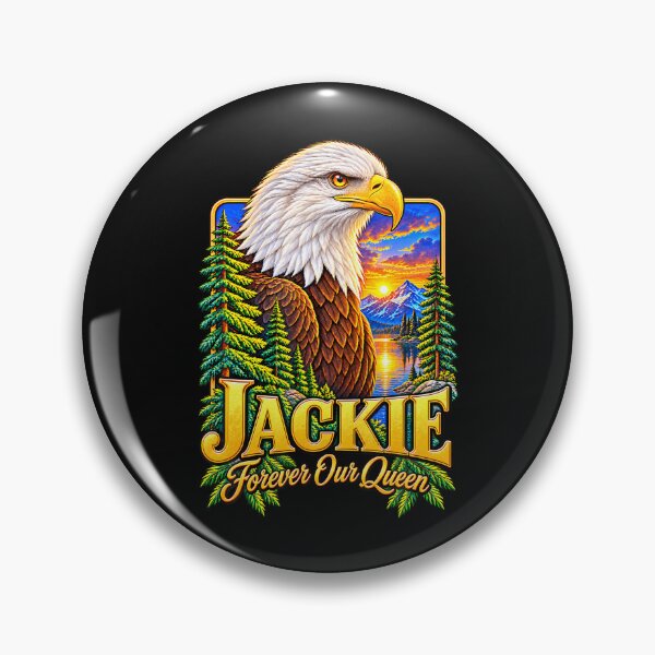Item preview, Jackie Forever Our Queen Bald Eagle Memorial Tribute designed and sold by JamesCrArt.