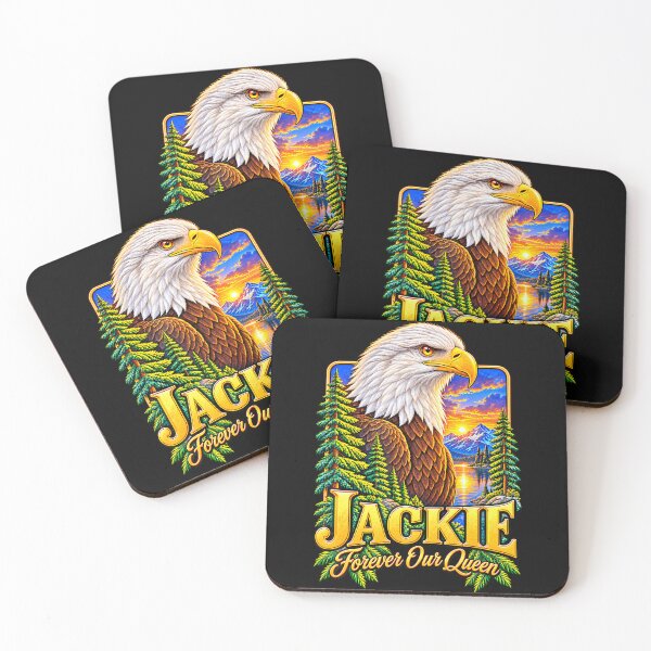 Item preview, Jackie Forever Our Queen Bald Eagle Memorial Tribute designed and sold by JamesCrArt.