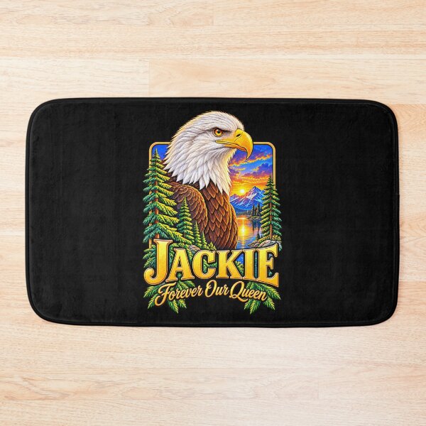 Item preview, Jackie Forever Our Queen Bald Eagle Memorial Tribute designed and sold by JamesCrArt.