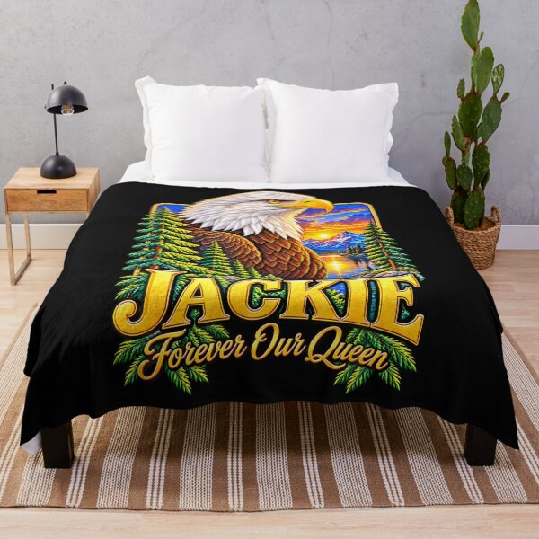 Item preview, Jackie Forever Our Queen Bald Eagle Memorial Tribute designed and sold by JamesCrArt.