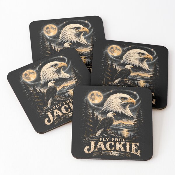 Item preview, Jackie Forever Our Queen Memorial Bald Eagle designed and sold by JamesCrArt.