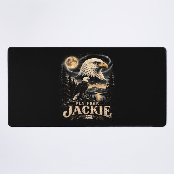 Item preview, Jackie Forever Our Queen Memorial Bald Eagle designed and sold by JamesCrArt.