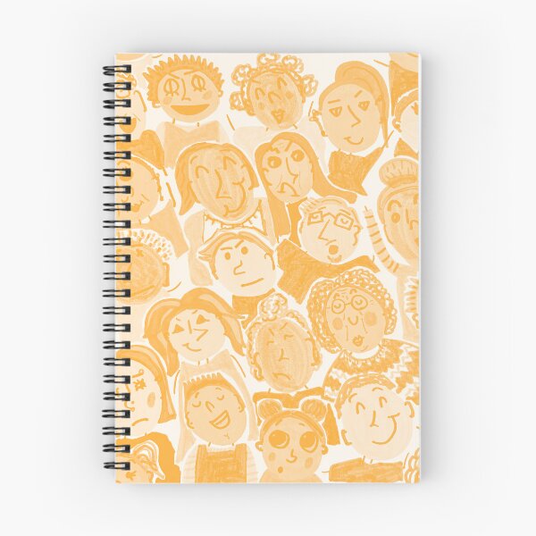 Item preview, Orange Colorway Diverse People Cartoon Style designed and sold by Honeybee Cameron.
