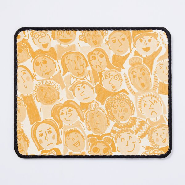 Item preview, Orange Colorway Diverse People Cartoon Style designed and sold by Honeybee Cameron.