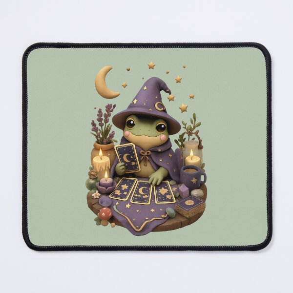 Item preview, Cute Mystical Frog Tarot Reading | Kawaii Cottagecore designed and sold by Moons Studio.