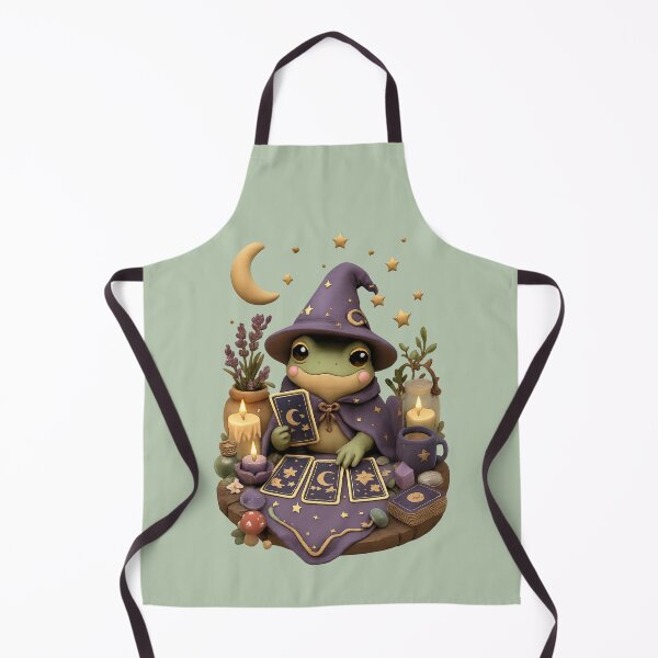Item preview, Cute Mystical Frog Tarot Reading | Kawaii Cottagecore designed and sold by Moons Studio.