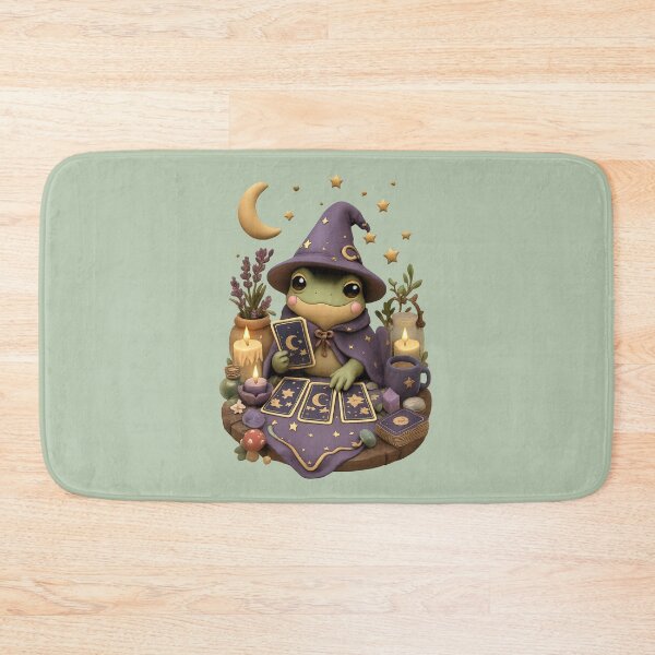 Item preview, Cute Mystical Frog Tarot Reading | Kawaii Cottagecore designed and sold by Moons Studio.
