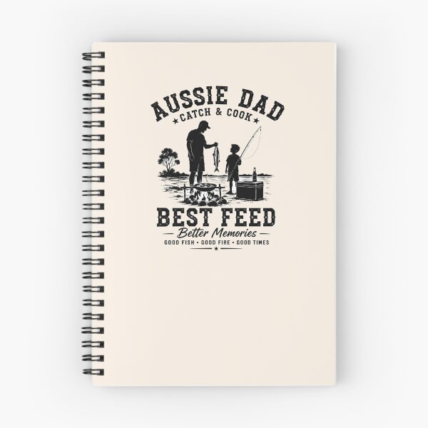 Item preview, Aussie Dad Catch and Cook Best Feed Fishing Dad Gift Australia designed and sold by Yellowriversss.