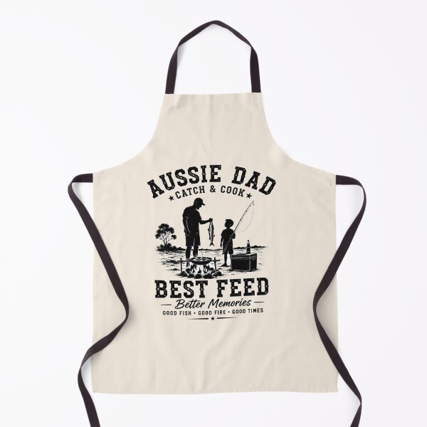 Item preview, Aussie Dad Catch and Cook Best Feed Fishing Dad Gift Australia designed and sold by Yellowriversss.