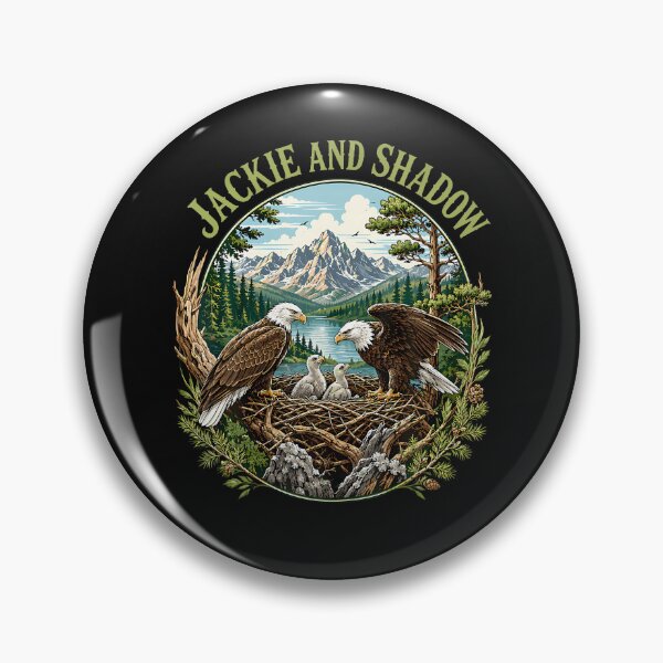 Item preview, Vintage Jackie And Shadow Bald Eagle Family Nature Lovers designed and sold by JamesCrArt.