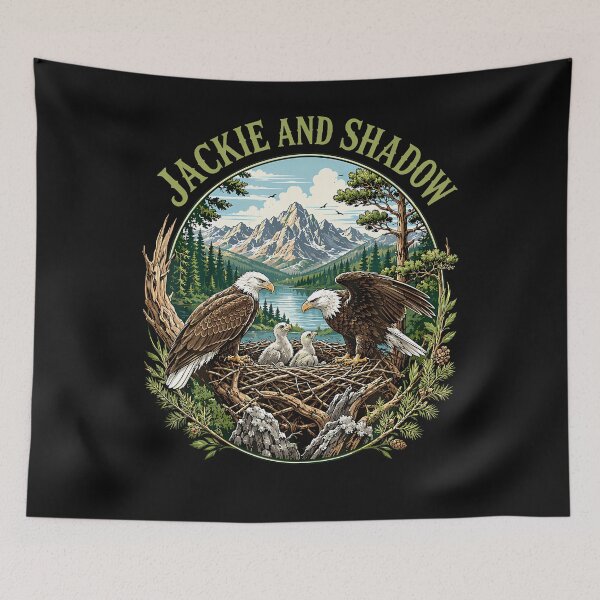 Item preview, Vintage Jackie And Shadow Bald Eagle Family Nature Lovers designed and sold by JamesCrArt.