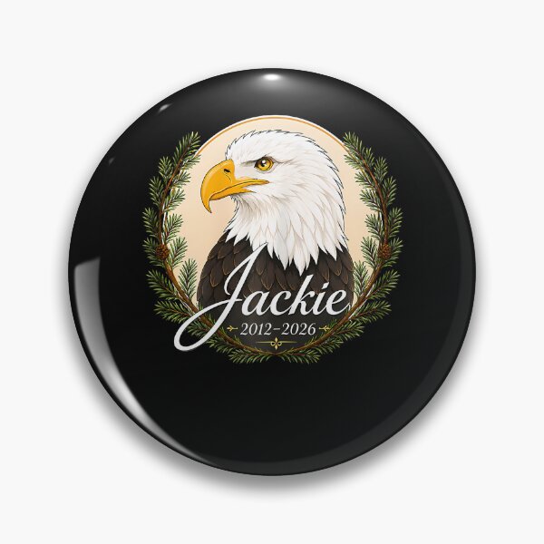 Item preview, Jackie Bald Eagle 2012 2026 Memorial Tribute designed and sold by JamesCrArt.