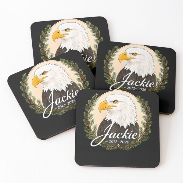 Item preview, Jackie Bald Eagle 2012 2026 Memorial Tribute designed and sold by JamesCrArt.
