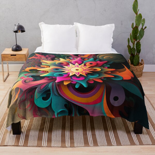 Item preview, Star Flower on Pale Citrus Ground designed and sold by RAGANADesign.