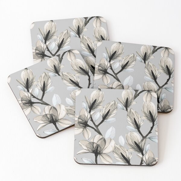 Item preview, Grey and Beige Floral Botanical Pattern & Quote designed and sold by ​Jyoti Digital Artist.