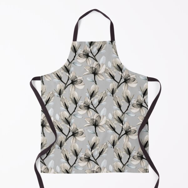 Item preview, Grey and Beige Floral Botanical Pattern & Quote designed and sold by Jyoti Digital Artist.