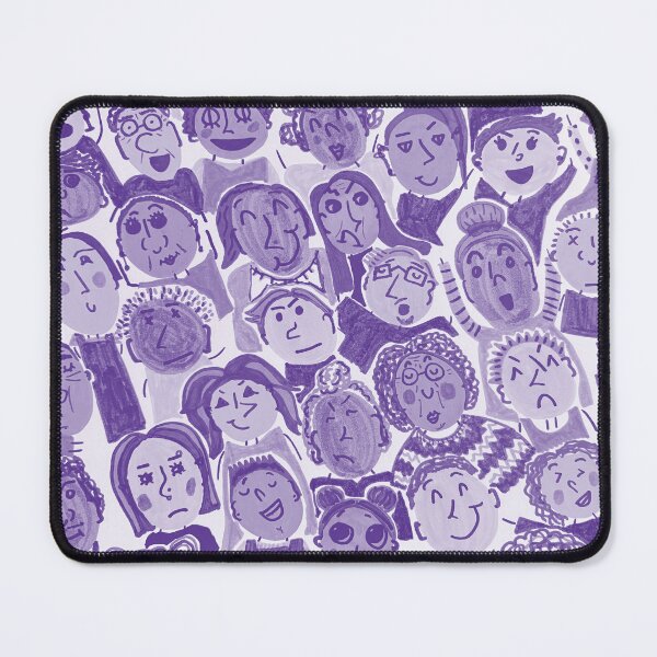 Item preview, Lavender Colorway Diverse People Cartoon Style designed and sold by Honeybee Cameron.