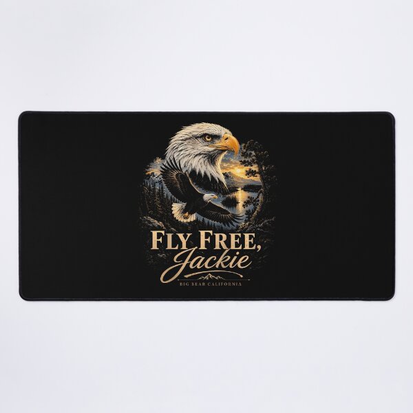 Item preview, Fly Free Jackie Big Bear Bald Eagle Memorial designed and sold by JamesCrArt.