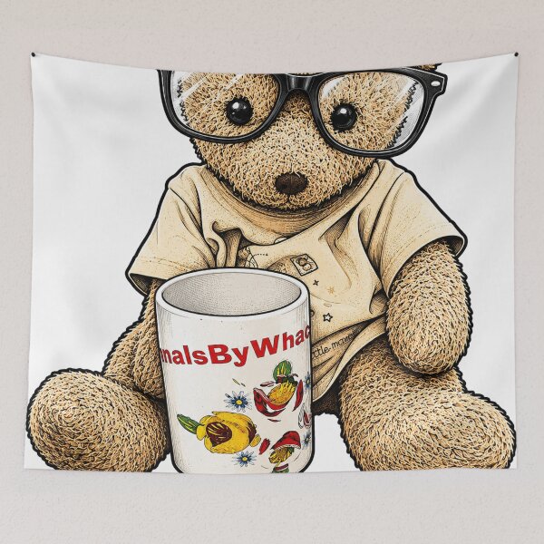 Item preview, Jojo Bear with his Canalsbywhacky Mug designed and sold by designbywhacky.