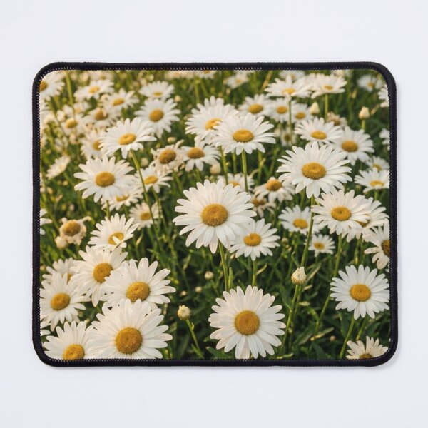 Item preview, Sunlit White Daisy Field Floral Nature Graphic designed and sold by PACS0011.