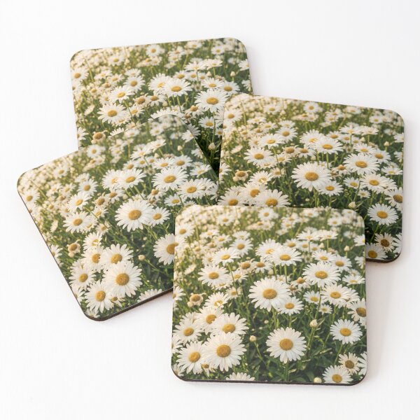Item preview, Sunlit White Daisy Field Floral Nature Graphic designed and sold by PACS0011.