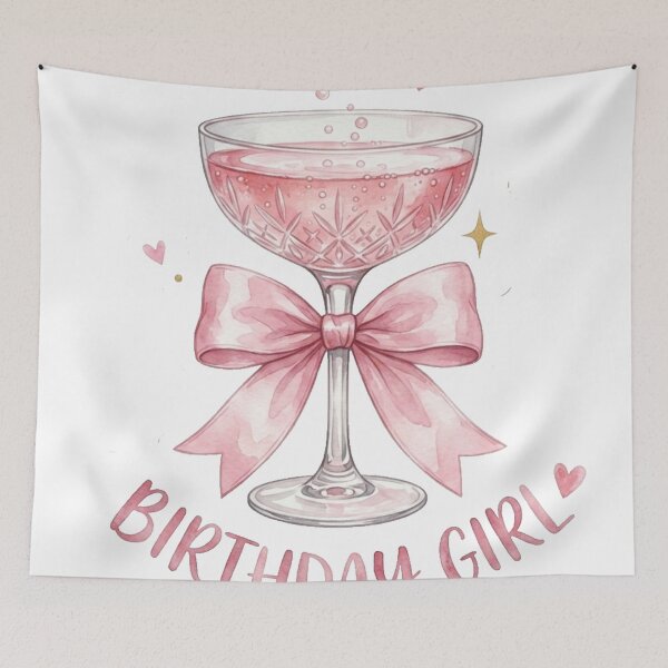 Item preview, Coquette Champagne Glass - Elegant Birthday designed and sold by conamor-bymel.