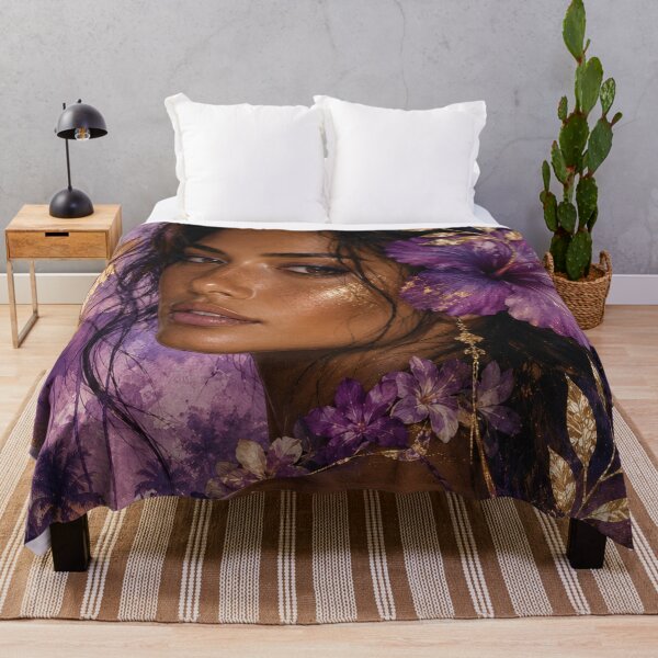 Item preview, Purple Hibiscus Goddess designed and sold by aurelixagency.
