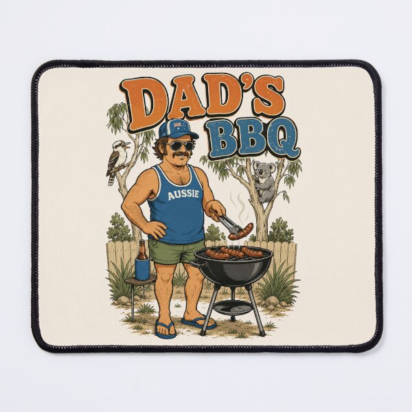 Item preview, Dad's BBQ Aussie Dad Funny Australian BBQ Dad Gift Snag Turner Tee designed and sold by Yellowriversss.