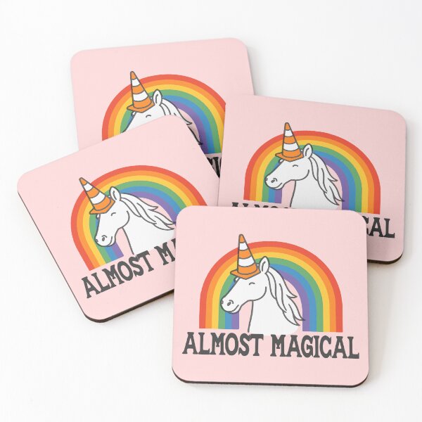Item preview, Almost Magical Funny Horse Unicorn Humor designed and sold by Colorfulman.