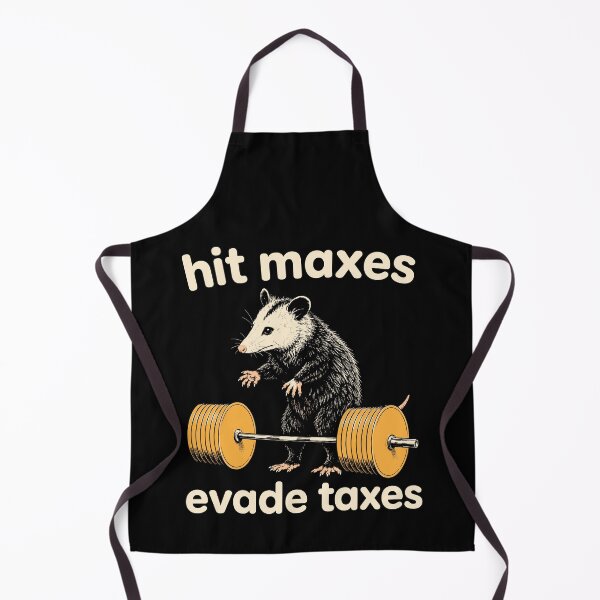 Item preview, Hit Maxes Evade Taxes Opossum designed and sold by DrawMotion.