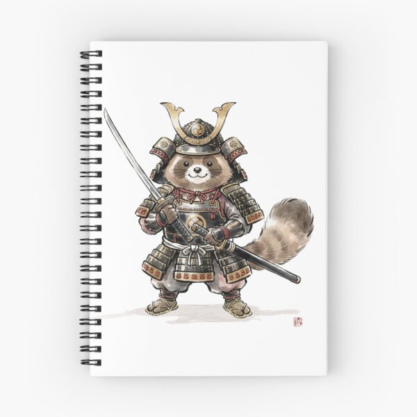 Item preview, Little Tanuki Samurai Warrior designed and sold by HumTumMe.