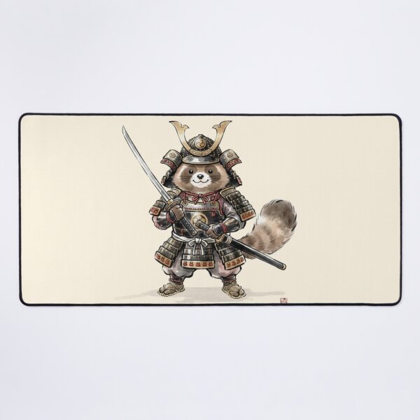 Item preview, Little Tanuki Samurai Warrior designed and sold by HumTumMe.