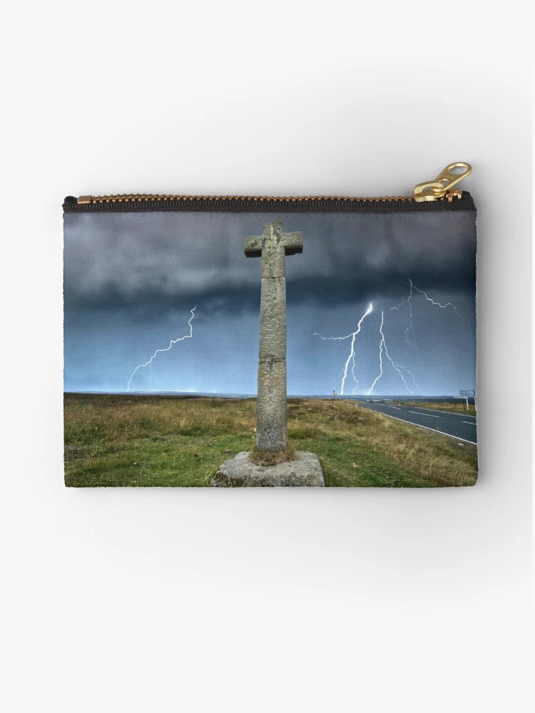 Thumbnail 1 of 4, Zipper Pouch, Young Ralph Cross designed and sold by Alisonchambers2.