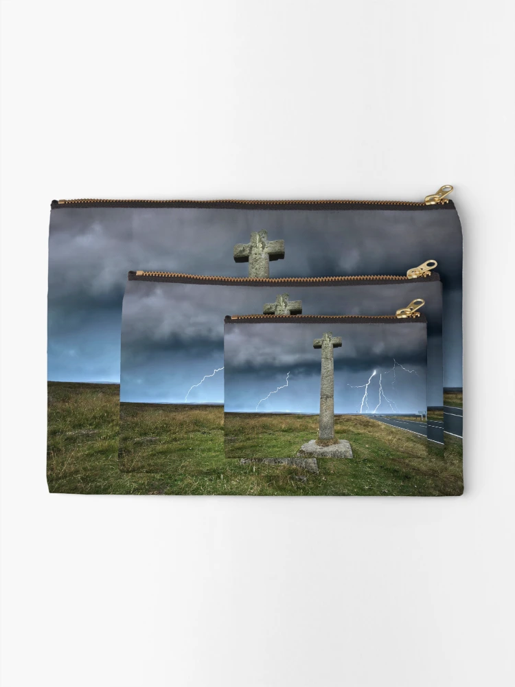 Thumbnail 2 of 4, Zipper Pouch, Young Ralph Cross designed and sold by Alisonchambers2.